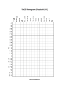 Nonogram - 15x20 - A245 Print Puzzle