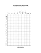 Nonogram - 15x20 - A25 Print Puzzle