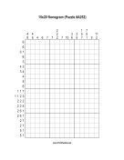 Nonogram - 15x20 - A252 Print Puzzle