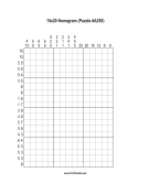 Nonogram - 15x20 - A255 Print Puzzle