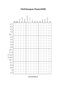 Nonogram - 15x20 - A256 Print Puzzle