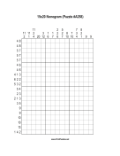 Nonogram - 15x20 - A258 Print Puzzle