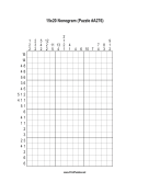 Nonogram - 15x20 - A276 Print Puzzle