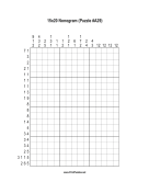 Nonogram - 15x20 - A29 Print Puzzle