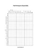 Nonogram - 15x20 - A39 Print Puzzle