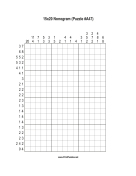 Nonogram - 15x20 - A47 Print Puzzle