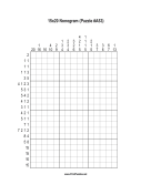 Nonogram - 15x20 - A53 Print Puzzle