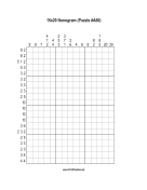 Nonogram - 15x20 - A60 Print Puzzle