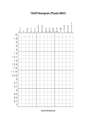 Nonogram - 15x20 - A61 Print Puzzle