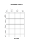 Nonogram - 15x20 - A92 Print Puzzle