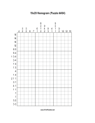 Nonogram - 15x20 - A94 Print Puzzle