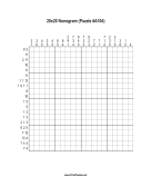 Nonogram - 20x20 - A104 Print Puzzle
