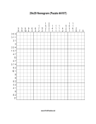 Nonogram - 20x20 - A107 Print Puzzle