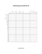 Nonogram - 20x20 - A113 Print Puzzle