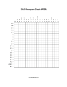 Nonogram - 20x20 - A124 Print Puzzle