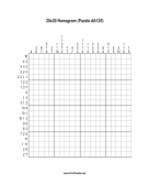 Nonogram - 20x20 - A125 Print Puzzle