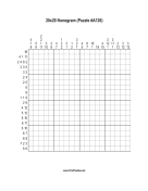 Nonogram - 20x20 - A126 Print Puzzle