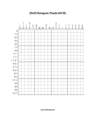 Nonogram - 20x20 - A138 Print Puzzle