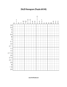 Nonogram - 20x20 - A146 Print Puzzle