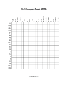 Nonogram - 20x20 - A152 Print Puzzle