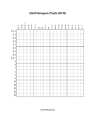 Nonogram - 20x20 - A159 Print Puzzle
