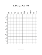 Nonogram - 20x20 - A170 Print Puzzle
