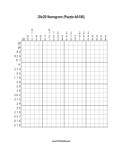 Nonogram - 20x20 - A186 Print Puzzle