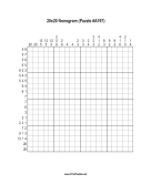 Nonogram - 20x20 - A197 Print Puzzle