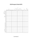 Nonogram - 20x20 - A210 Print Puzzle