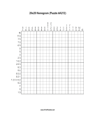 Nonogram - 20x20 - A212 Print Puzzle
