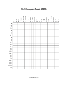 Nonogram - 20x20 - A213 Print Puzzle