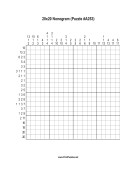 Nonogram - 20x20 - A253 Print Puzzle