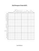 Nonogram - 20x20 - A257 Print Puzzle