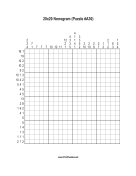 Nonogram - 20x20 - A30 Print Puzzle