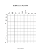 Nonogram - 20x20 - A31 Print Puzzle