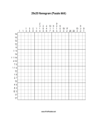 Nonogram - 20x20 - A4