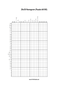 Nonogram - 20x30 - A100 Print Puzzle