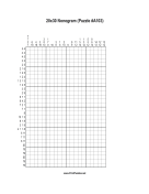 Nonogram - 20x30 - A103 Print Puzzle