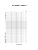 Nonogram - 20x30 - A110 Print Puzzle