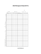 Nonogram - 20x30 - A113 Print Puzzle