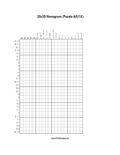 Nonogram - 20x30 - A114 Print Puzzle