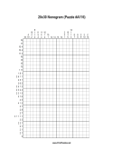 Nonogram - 20x30 - A116 Print Puzzle