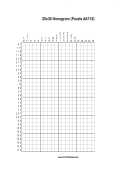 Nonogram - 20x30 - A118 Print Puzzle