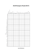 Nonogram - 20x30 - A127 Print Puzzle