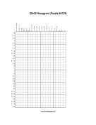 Nonogram - 20x30 - A129 Print Puzzle