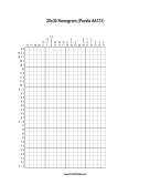 Nonogram - 20x30 - A131 Print Puzzle