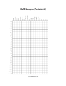 Nonogram - 20x30 - A146 Print Puzzle