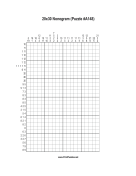 Nonogram - 20x30 - A148 Print Puzzle