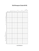 Nonogram - 20x30 - A149 Print Puzzle