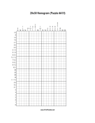 Nonogram - 20x30 - A15 Print Puzzle